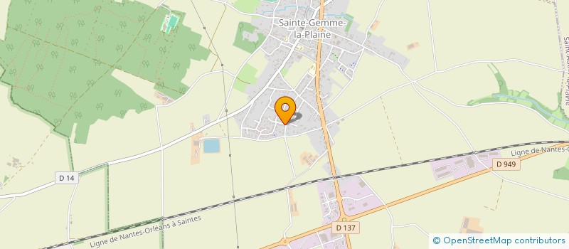 localisation de l'entreprise GROUPEMENT D'EMPLOYEURS CHAVIGNY LES VASES à SAINTE-GEMME-LA-PLAINE