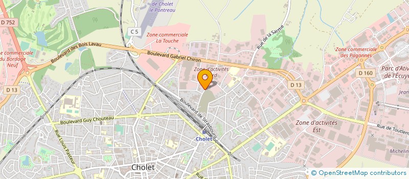 localisation de l'entreprise GROUPEMENT D'EMPLOYEURS CHOLET-NORD à CHOLET