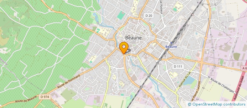 localisation de l'entreprise GROUPEMENT D'EMPLOYEURS CITE à BEAUNE