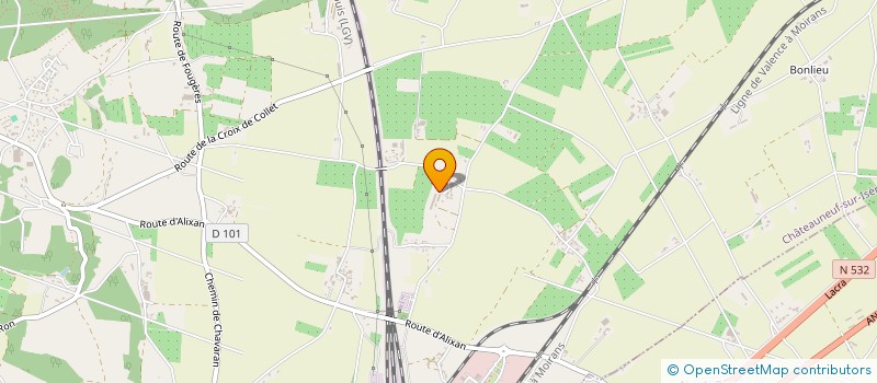 localisation de l'entreprise GROUPEMENT D'EMPLOYEURS CMHG à CHATEAUNEUF-SUR-ISERE
