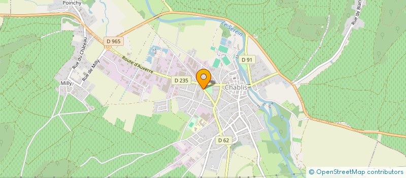 localisation de l'entreprise GROUPEMENT D EMPLOYEURS COLLET à CHABLIS
