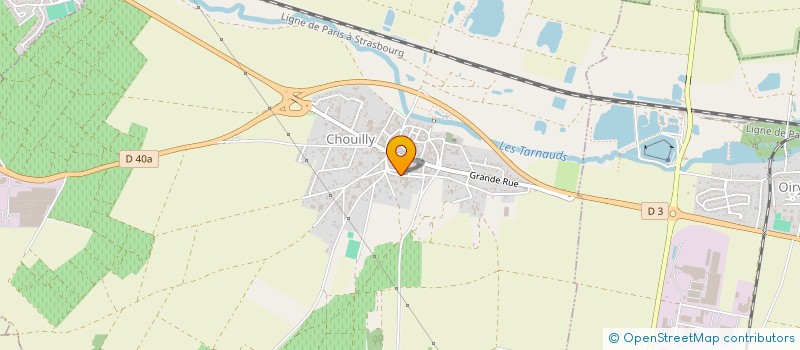 localisation de l'entreprise GROUPEMENT D EMPLOYEURS COQUILLETTE  CHOUILLY