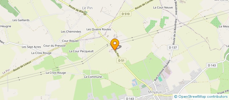 localisation de l'entreprise GROUPEMENT D'EMPLOYEURS COUTURE  MOYAUX