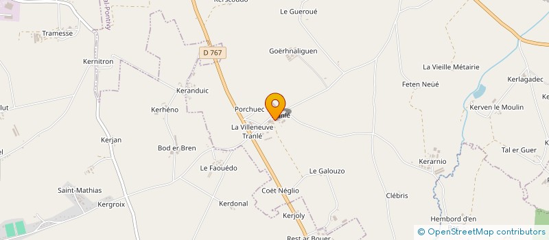 localisation de l'entreprise GROUPEMENT D'EMPLOYEURS CPS  NOYAL-PONTIVY