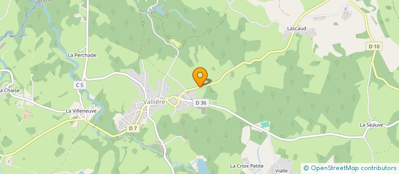 localisation de l'entreprise GROUPEMENT D'EMPLOYEURS CROUTEIX - COUDERT  VALLIERE