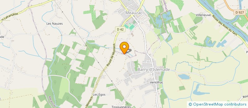 localisation de l'entreprise GROUPEMENT D'EMPLOYEURS D'ALBEFEUILLE LA  ALBEFEUILLE-LAGARDE