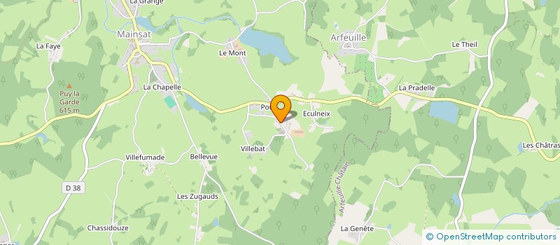localisation de l'entreprise GROUPEMENT D'EMPLOYEURS D'ARFEUIL MAINSA à MAINSAT