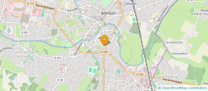 localisation de l'entreprise GROUPEMENT D EMPLOYEURS D INSERTION C2A à ALENCON