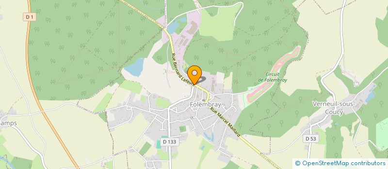 localisation de l'entreprise GROUPEMENT D'EMPLOYEURS DAUTREPPE à FOLEMBRAY