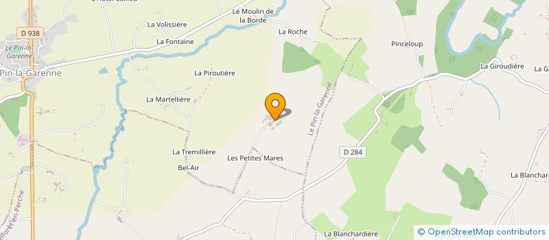 localisation de l'entreprise GROUPEMENT D'EMPLOYEURS DE BALEINE à LE PIN-LA-GARENNE