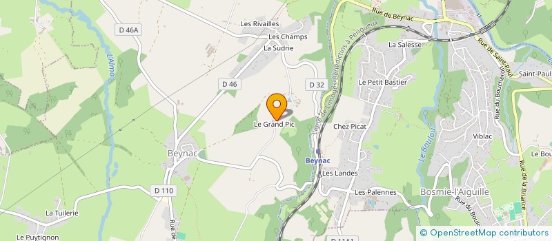 localisation de l'entreprise GROUPEMENT D EMPLOYEURS DE BEYNAC à BEYNAC