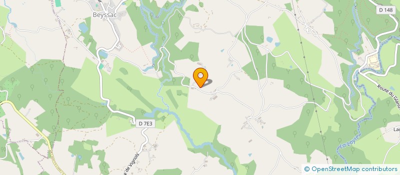 localisation de l'entreprise GROUPEMENT D'EMPLOYEURS DE BEYSSAC  BEYSSAC