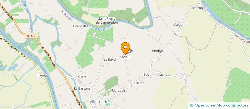 localisation de l'entreprise GROUPEMENT D'EMPLOYEURS DE CAYRAL  VILLEMADE