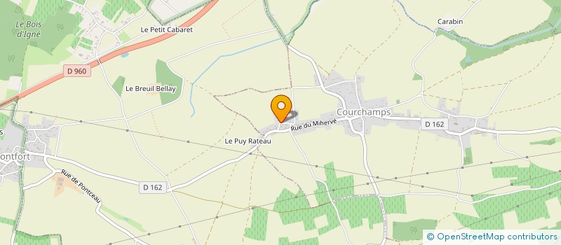 localisation de l'entreprise GROUPEMENT D'EMPLOYEURS DE CHADI  COURCHAMPS