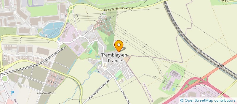 localisation de l'entreprise GROUPEMENT D'EMPLOYEURS DE CHALMASSY à TREMBLAY-EN-FRANCE