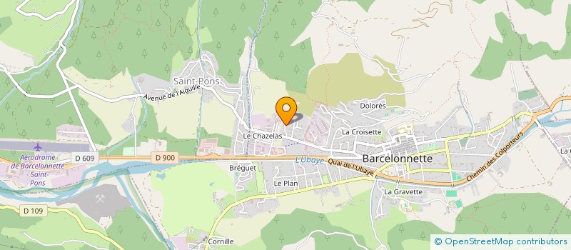localisation de l'entreprise GROUPEMENT D'EMPLOYEURS DE CL UBAYE à BARCELONNETTE