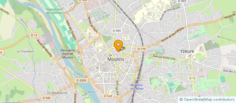 localisation de l'entreprise GROUPEMENT D'EMPLOYEURS DE COMPOSTAGE à MOULINS