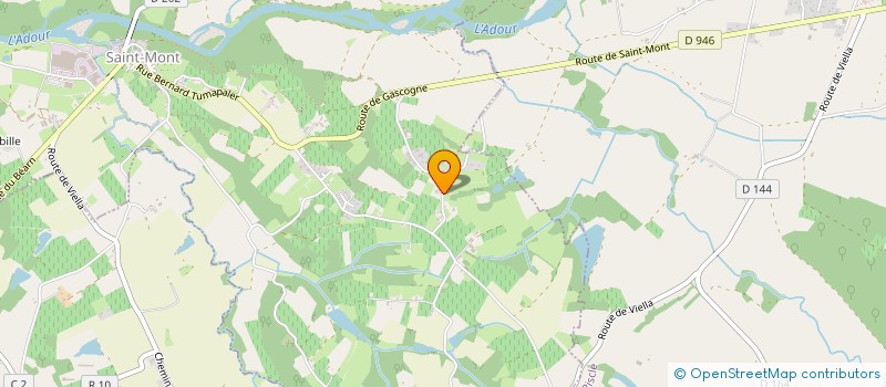 localisation de l'entreprise GROUPEMENT D'EMPLOYEURS DE COSADOUR  SAINT-MONT