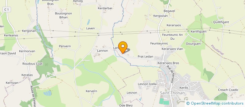 localisation de l'entreprise GROUPEMENT D'EMPLOYEURS DE CUIP OUEST  SAINT-THONAN