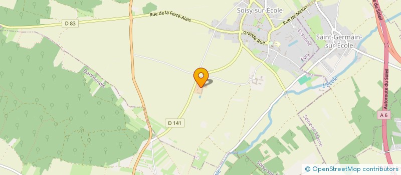 localisation de l'entreprise GROUPEMENT D'EMPLOYEURS DE FREMIGNY à SOISY-SUR-ECOLE