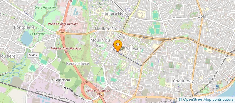 localisation de l'entreprise GROUPEMENT D'EMPLOYEURS DE HANDBALL DE L'ATLANTIQUE  SAUTRON