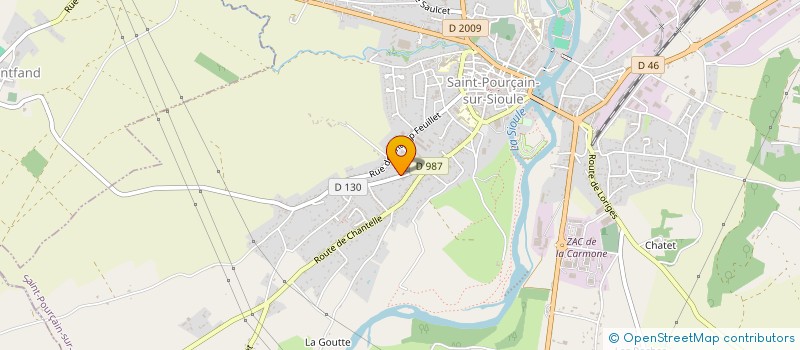 localisation de l'entreprise GROUPEMENT D EMPLOYEURS DE JARDIVIGNES à SAINT-POURCAIN-SUR-SIOULE