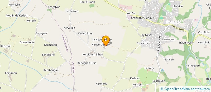 localisation de l'entreprise GROUPEMENT D EMPLOYEURS DE KERR AR GORRE  LAMPAUL-PLOUDALMEZEAU