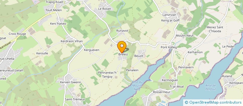 localisation de l'entreprise GROUPEMENT D'EMPLOYEURS DE L'ARMORIQUE à PLOUGASTEL-DAOULAS