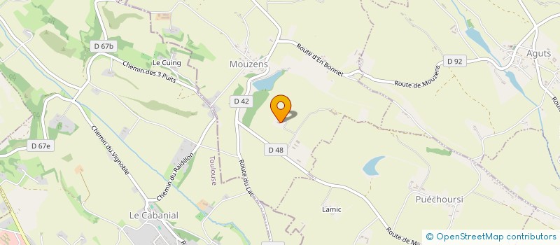 localisation de l'entreprise GROUPEMENT D'EMPLOYEURS DE L'AUTA  MOUZENS