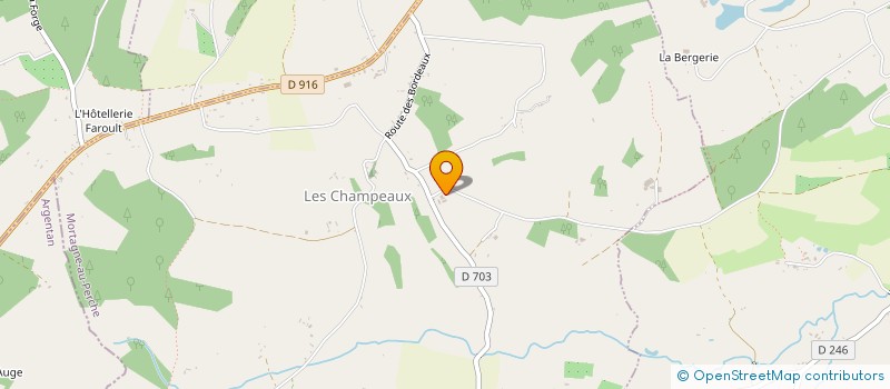 localisation de l'entreprise GROUPEMENT D'EMPLOYEURS DE L'HOTELLERIE à LES CHAMPEAUX