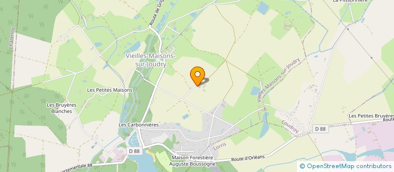 localisation de l'entreprise GROUPEMENT D'EMPLOYEURS DE L'ORLEANAIS à VIEILLES-MAISONS-SUR-JOUDRY