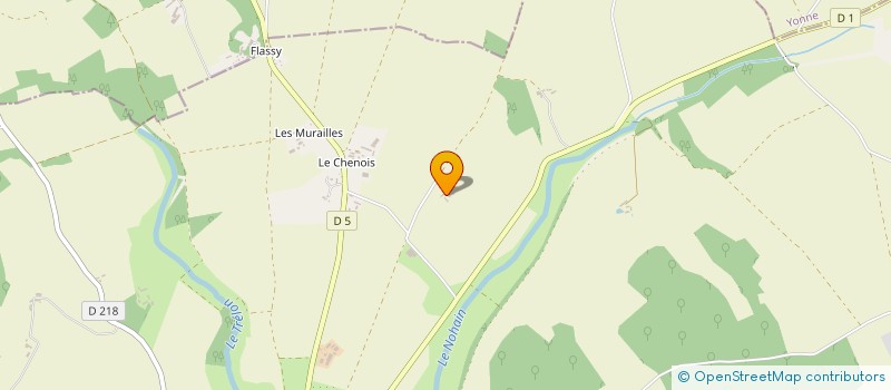 localisation de l'entreprise GROUPEMENT D EMPLOYEURS DE LA BISSETERIE à ENTRAINS-SUR-NOHAIN