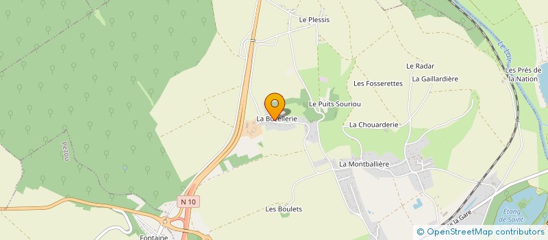 localisation de l'entreprise GROUPEMENT D'EMPLOYEURS DE LA BUZELLERIE  FRETEVAL