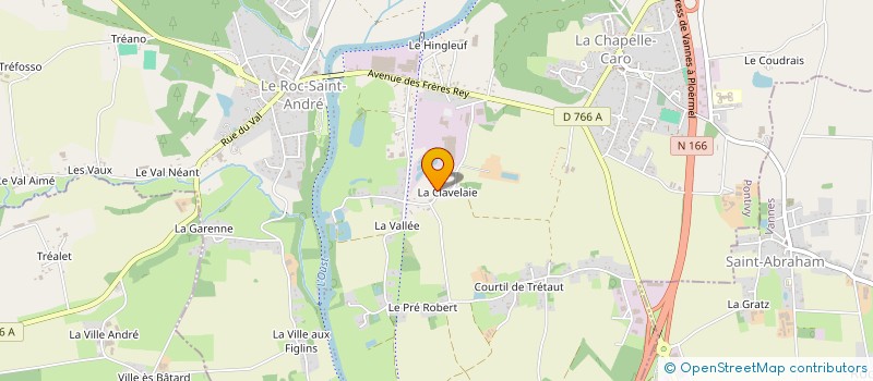 localisation de l'entreprise GROUPEMENT D'EMPLOYEURS DE LA CLAVELAIE  VAL D'OUST