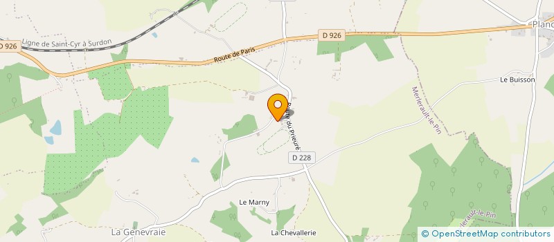 localisation de l'entreprise GROUPEMENT D'EMPLOYEURS DE LA COLOMBE à LES AUTHIEUX-DU-PUITS