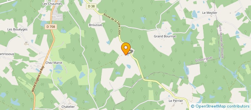 localisation de l'entreprise GROUPEMENT D'EMPLOYEURS DE LA DOUBLE  ECHOURGNAC