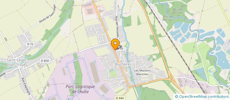 localisation de l'entreprise GROUPEMENT D'EMPLOYEURS DE LA FERREE  SAINT-THIBAULT