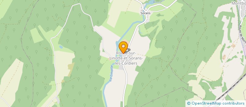 localisation de l'entreprise GROUPEMENT D'EMPLOYEURS DE LA FOULTIERE  ROCHE-SUR-LINOTTE-ET-SORANS-LES-CORDIERS