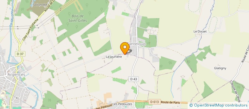 localisation de l'entreprise GROUPEMENT D EMPLOYEURS DE LA JAUNIERE  ARGENCES