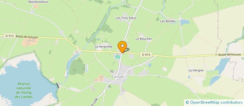 localisation de l'entreprise GROUPEMENT D'EMPLOYEURS DE LA MEOUZE  LUSSAT