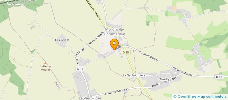 localisation de l'entreprise GROUPEMENT D'EMPLOYEURS DE LA POMMERAYE  MORGNY-LA-POMMERAYE