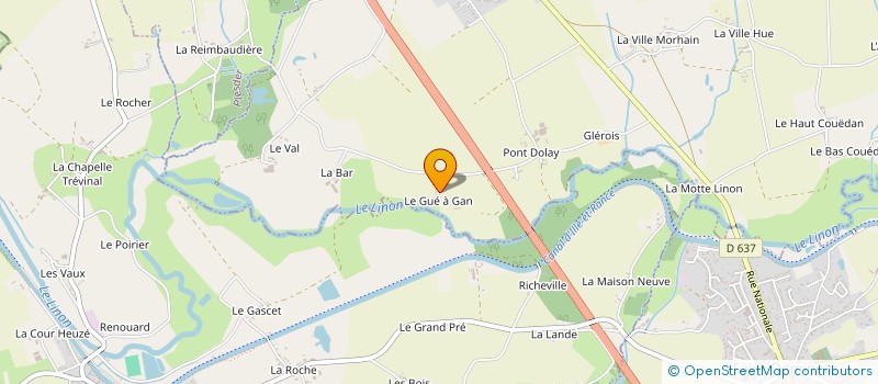 localisation de l'entreprise GROUPEMENT D EMPLOYEURS DE LA RANCE  PLEUGUENEUC