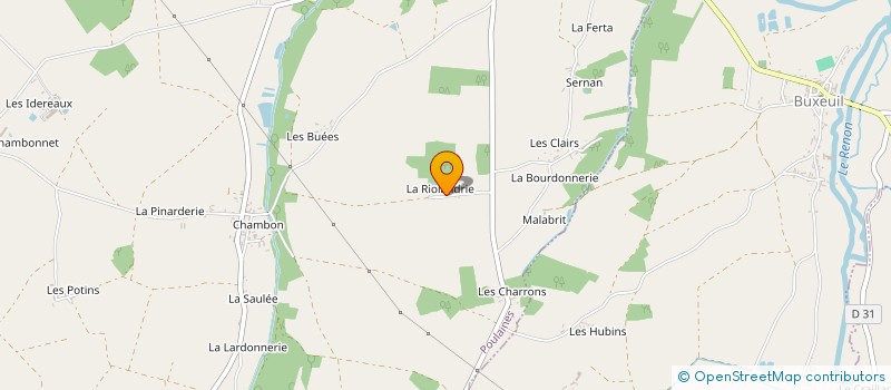 localisation de l'entreprise GROUPEMENT D'EMPLOYEURS DE LA RIOLANDERIE à POULAINES
