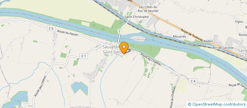 localisation de l'entreprise GROUPEMENT D'EMPLOYEURS DE LA RIVE GAUCHE  SAUVETERRE-SAINT-DENIS