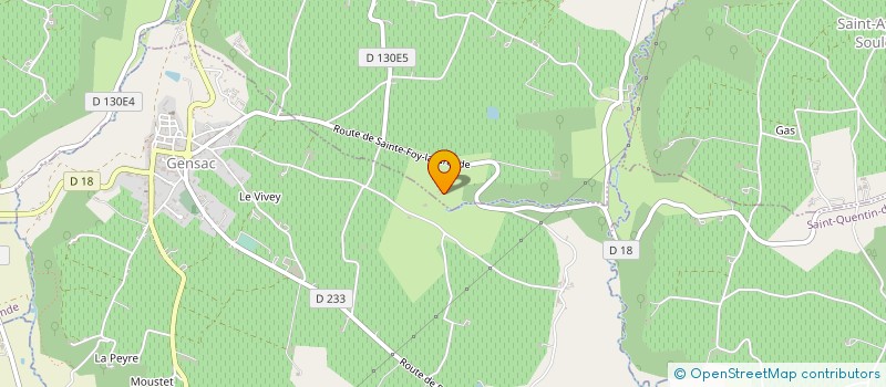 localisation de l'entreprise GROUPEMENT D'EMPLOYEURS DE LA SOULEGE à PESSAC-SUR-DORDOGNE