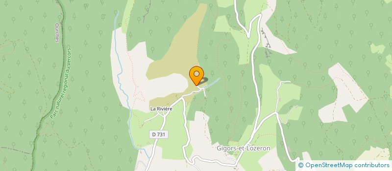 localisation de l'entreprise GROUPEMENT D'EMPLOYEURS DE LA SYE  GIGORS-ET-LOZERON