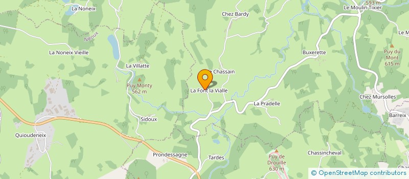 localisation de l'entreprise GROUPEMENT D'EMPLOYEURS DE LA TARDES à SAINT-SILVAIN-BELLEGARDE