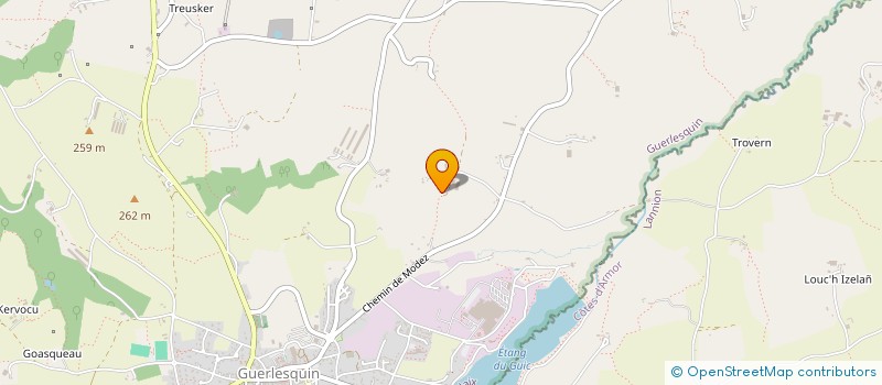 localisation de l'entreprise GROUPEMENT D'EMPLOYEURS DE LA TERRE A LA CUILLERE  GUERLESQUIN