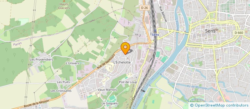 localisation de l'entreprise GROUPEMENT D'EMPLOYEURS DE LA TRUELLE  PARON