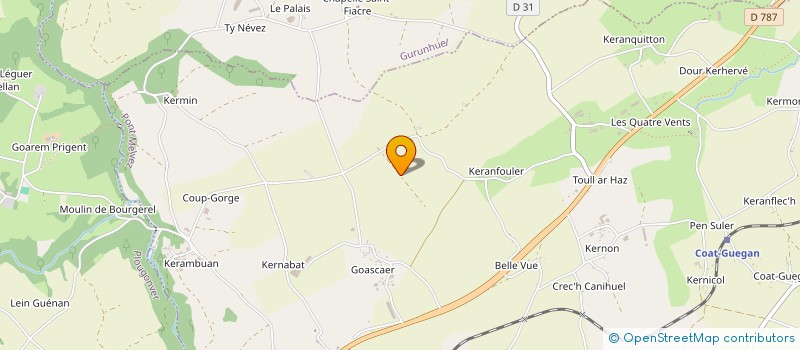 localisation de l'entreprise GROUPEMENT D EMPLOYEURS DE LA VALLEE  PONT-MELVEZ